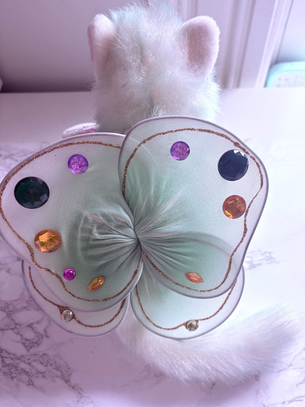 Vintage 2000 Y2K Aurora Caterpillars Cat Fairy Kitty Plush NWT
